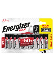 Blister 16 pile stilo AA - Energizer Max