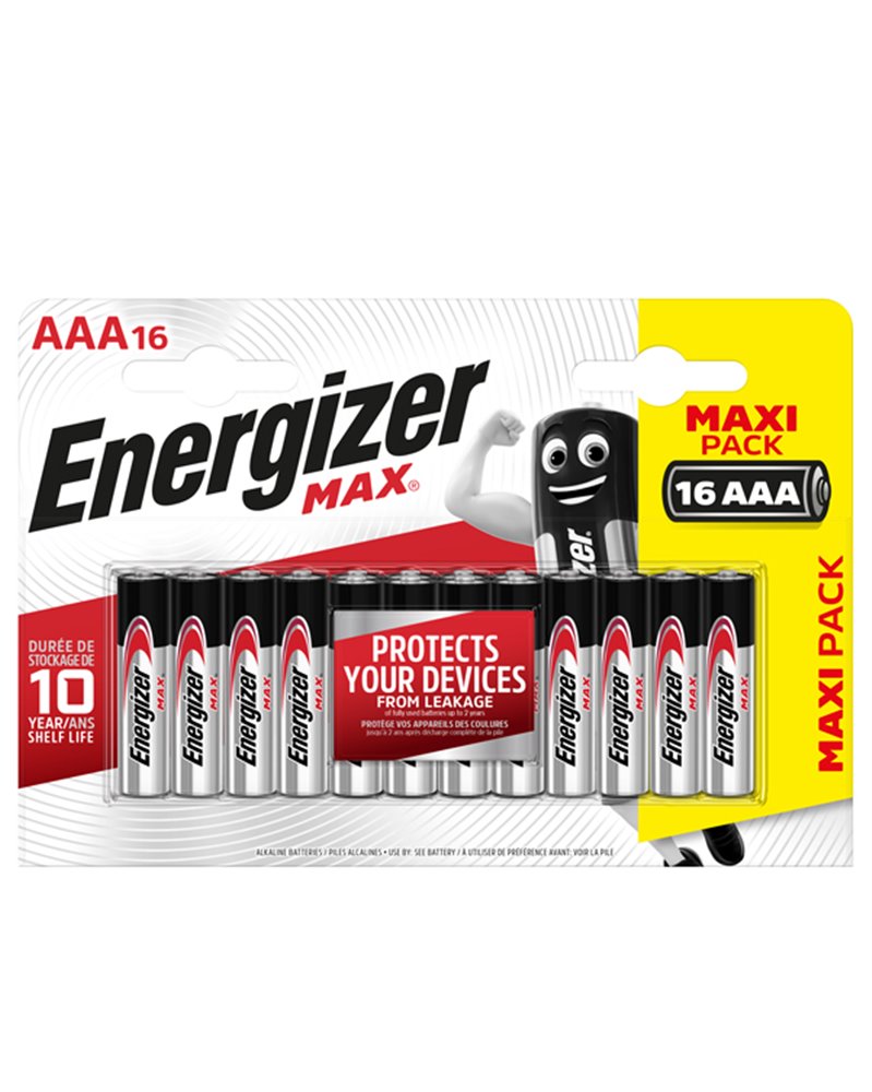 Blister 16 pile ministilo AA A - Energizer Max