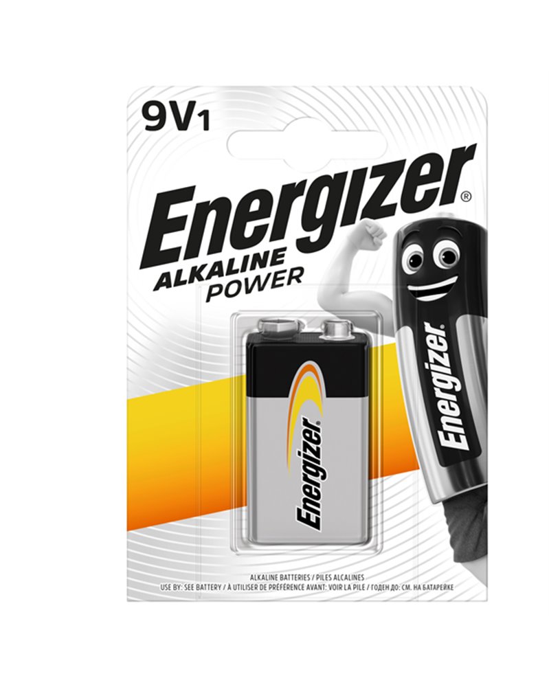 Blister 1 pila transistor 9V - Energizer Alkaline Power