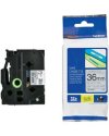 NASTRO METALLIZZATO OPACO TZE-M961 36MMx8MT NERO/ARGENTO OPACO