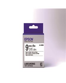 Nastro Etichettatrice Epson LK-3WBN nastro Nero/Bianco 9mm9 metri