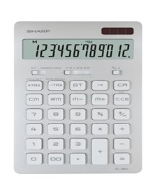 Calcolatrice da tavolo EL 364, 12 cifre, argento