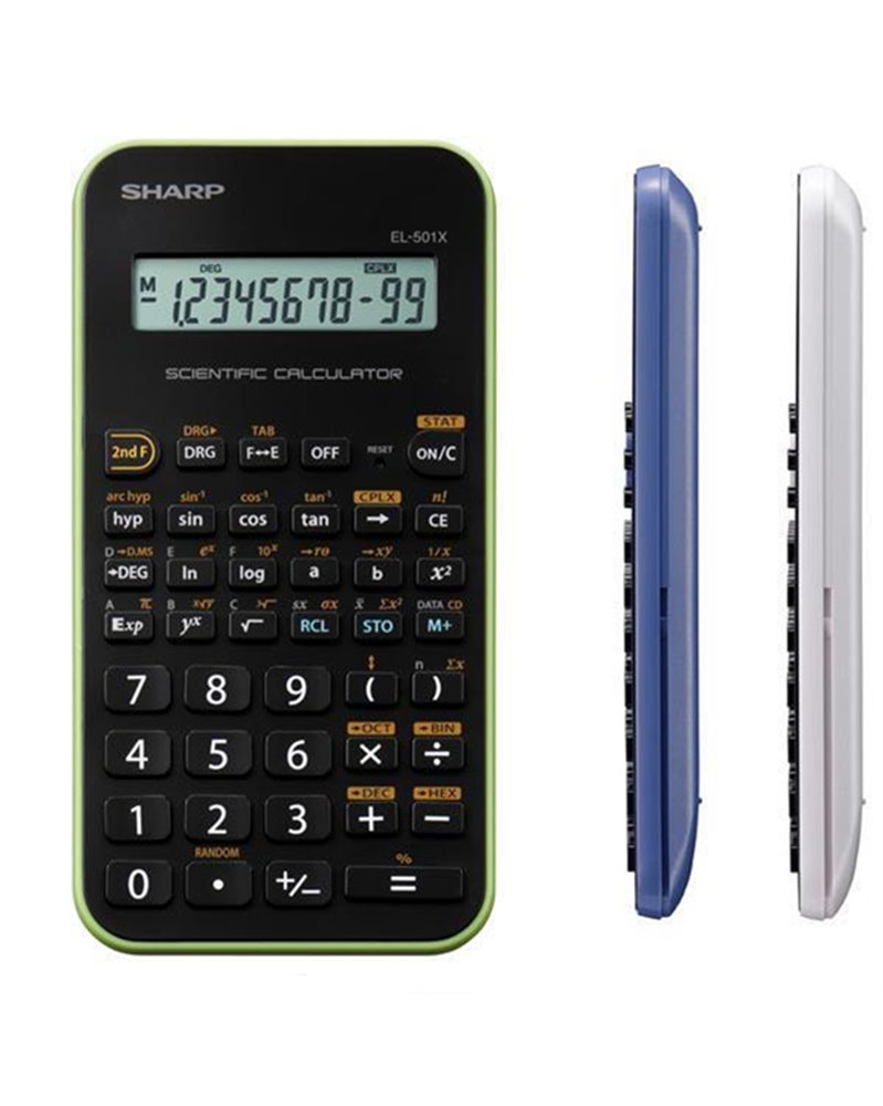CALCOLATRICE SCIENTIFICA EL 501XB-WH SHARP BIANCA CALCOLATRICE SCIENTIFICA EL 501XB-WH SHARP BIANCA