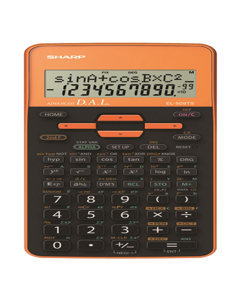 CALCOLATRICE SCIENTIFICA EL 509 ARANCIONE