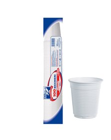 100 BICCHIERI 166CC BIANCO MONOUSO DOPLA