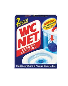 WC NET CASSETTA BLU WATER X 2