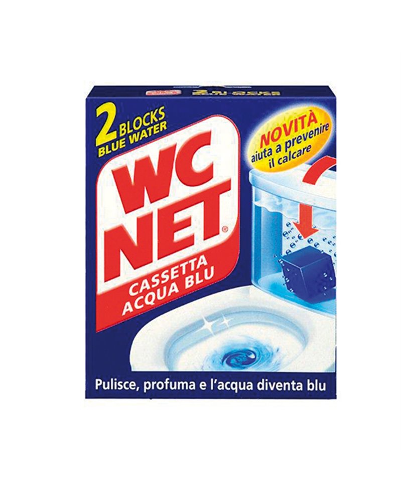 WC NET CASSETTA BLU WATER X 2