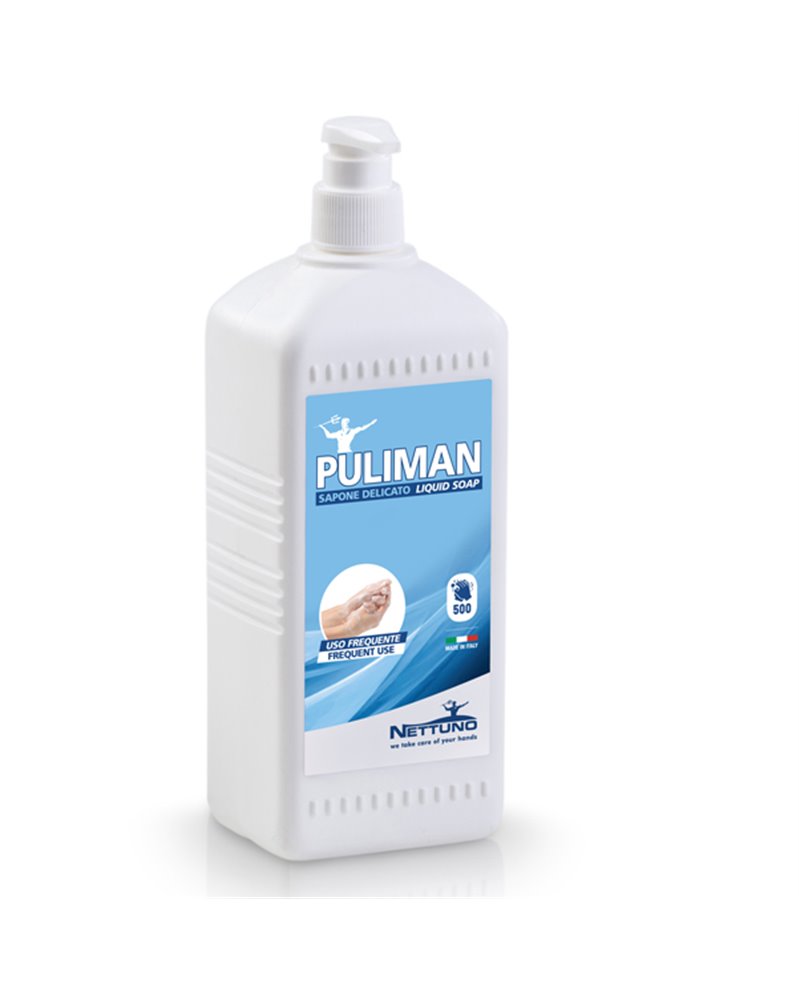 SAPONE LIQUIDO PULIMAN IN FLACONE DA 1000ML CON POMPETTA