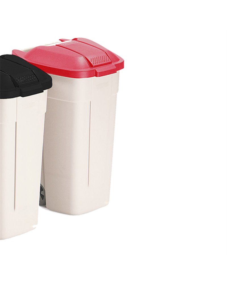 COPERCHIO ROSSO X BIDONE 100LT CURVER-Rubbermaind