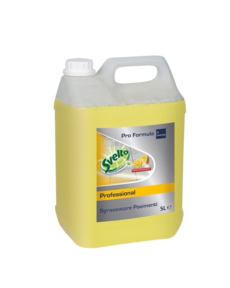 DETERGENTE PAVIMENTI SGRASSATORE SVELTO 5 LITRI LIMONE