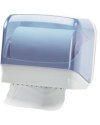 DISPENSER ASCIUGAMANI IN ROTOLO/ FOGLI TRASPARENTE/BIANCO MAR PLAST