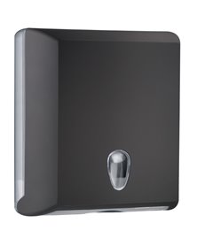 Dispenser asciugamani piegati C/Z nero Soft Touch