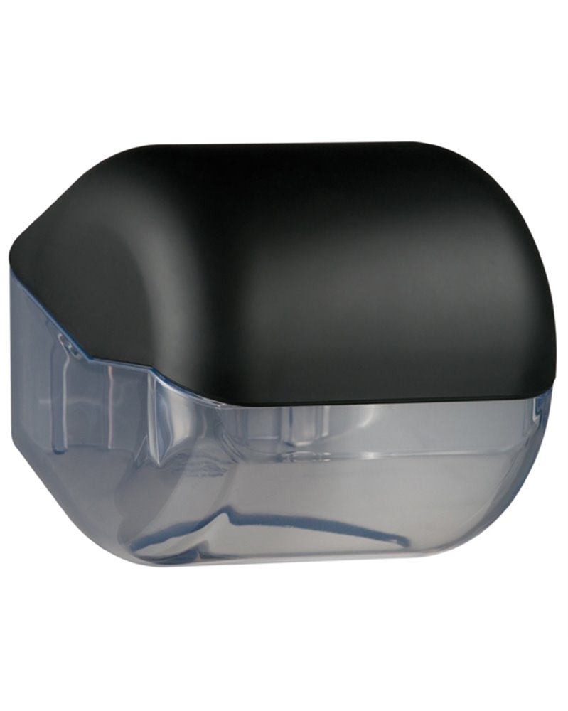 Dispenser carta igienica rt/interfogliata nero Soft Touch