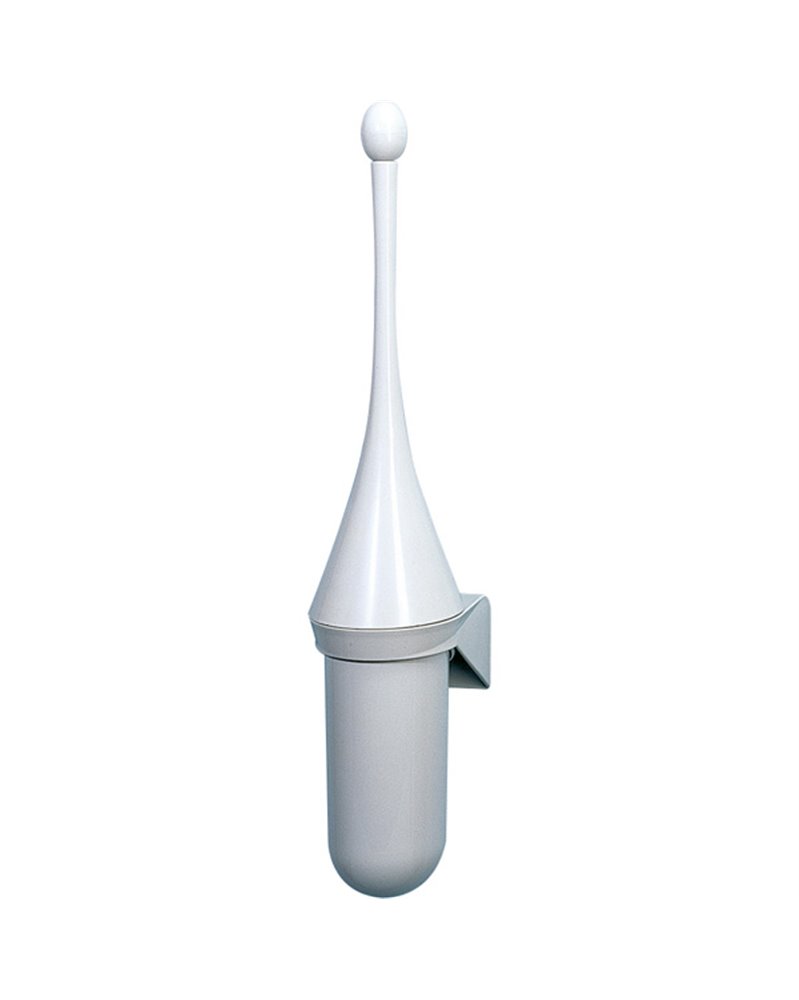 PORTASCOPINO BIANCO DA PARETE PER WC MAR PLAST