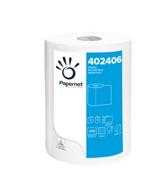 ROTOLO ASCIUGATUTTO DA CUCINA 2 VELI 309 STRAPPI GOFFRATO