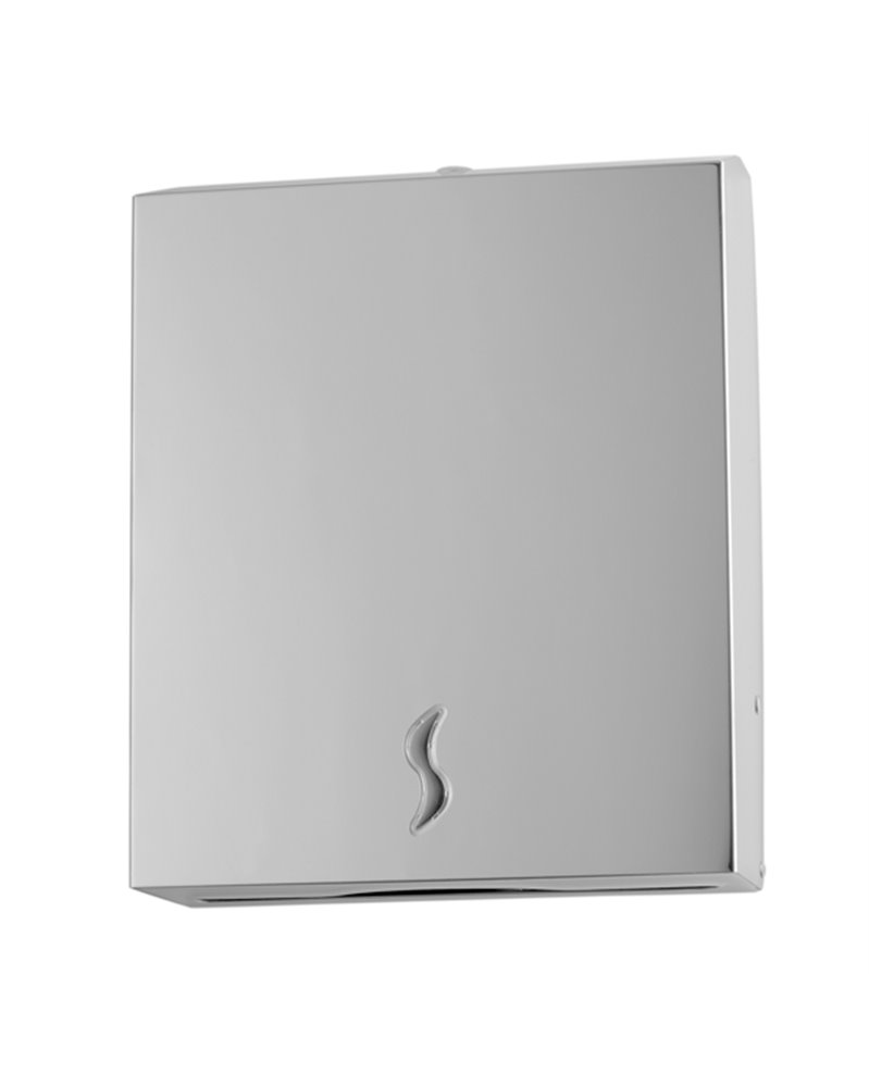 DISTRIBUTORE ASCIUGAMANI PIEGATI 400F IN ACCIAIO INOX