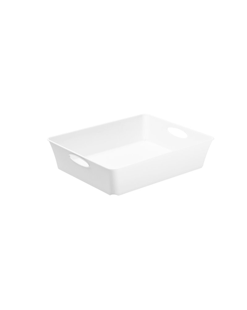 VASSOIO MULTIUSO 37,5x26,6xH6cm BIANCO LIVING