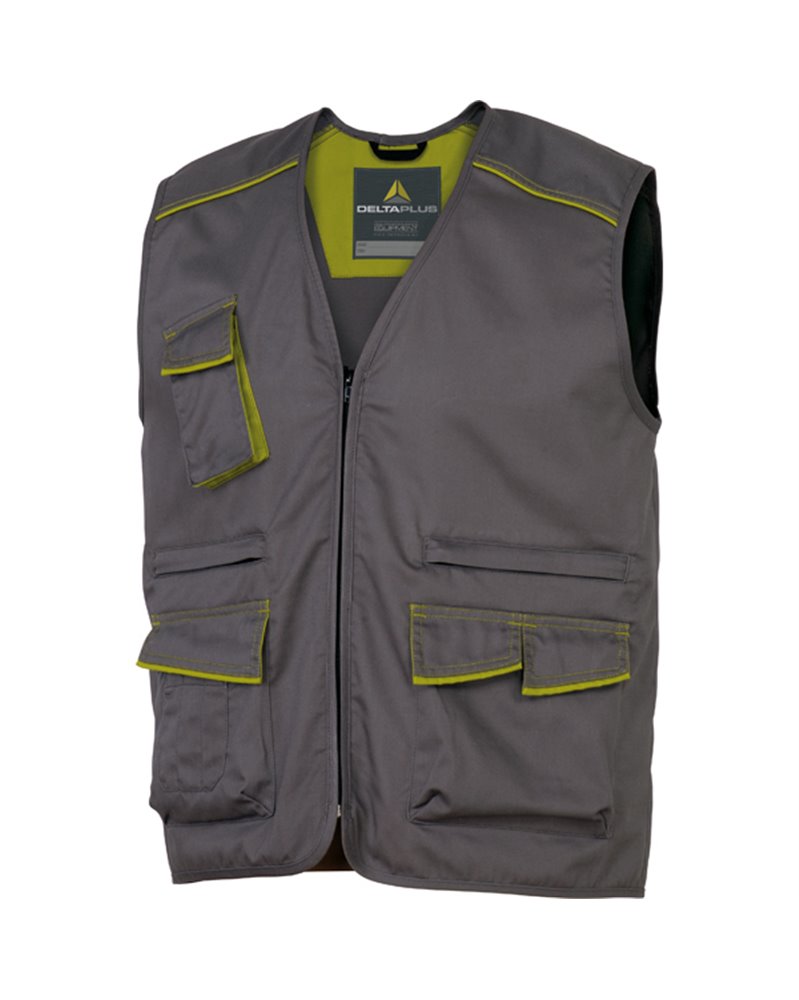 GILET da LAVORO M6GIL grigio/verde Tg. L PANOSTYLEÂ®