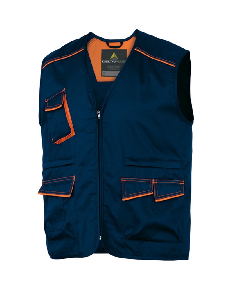 GILET da LAVORO M6GIL blu/arancio Tg. L PANOSTYLEÂ®