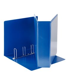 Raccoglitore DISPLAY MAXI 22x30cm 4Q H65mm blu personalizzabile ESSELTE