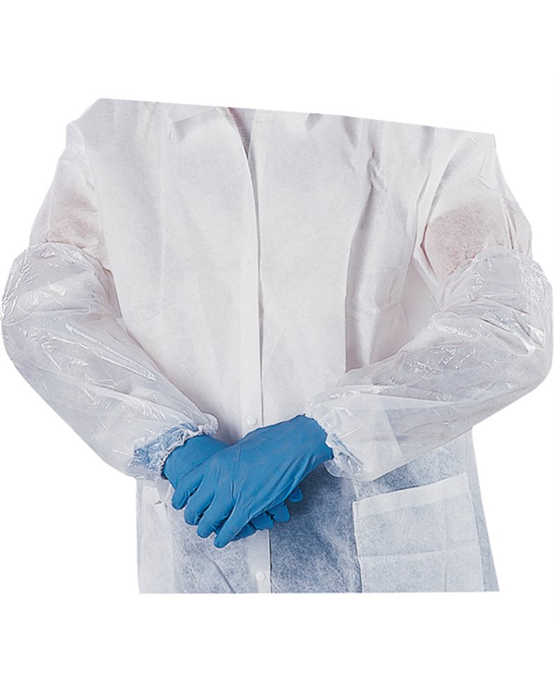 CONF.100 MANICHETTE 40x20cm Tg. U bianco MONOUSO