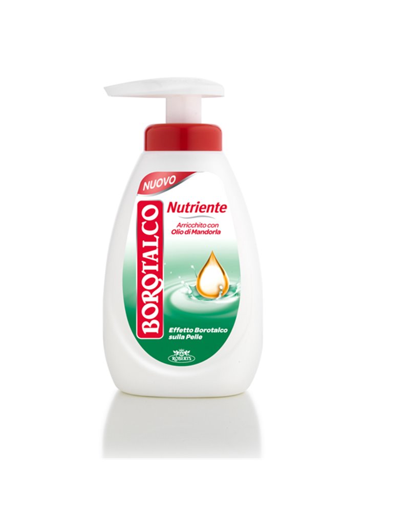 SAPONE LIQUIDO Borotalco Nutriente 250ML con Olio di Mandorla SAPONE LIQUIDO Borotalco Nutriente 250ML con Olio di Mandorla