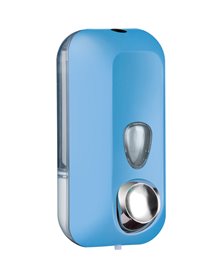 Dispenser sapone liquido 0,55lt azzurro Soft Touch