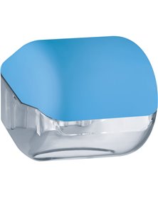 Dispenser carta igienica rt/interfogliata azzurro Soft Touch