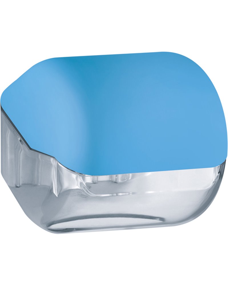Dispenser carta igienica rt/interfogliata azzurro Soft Touch