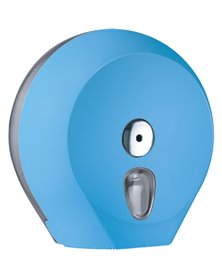 Dispenser carta igienica Midi Jumbo Ã˜23cm azzurro Soft Touch
