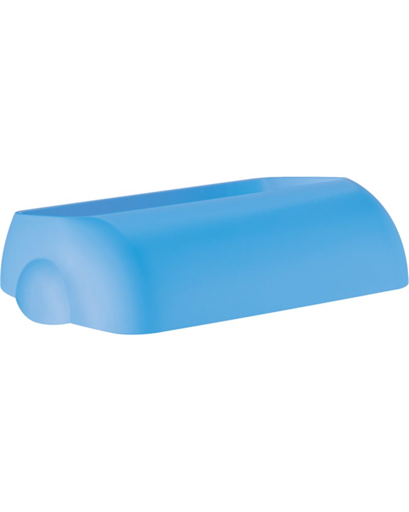 Coperchio per cestino gettacarte 23lt azzurro Soft Touch