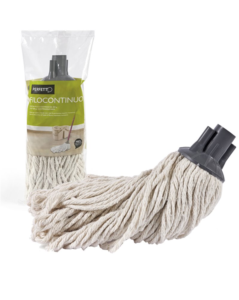 MOP in COTONE 200gr Bianco Perfetto