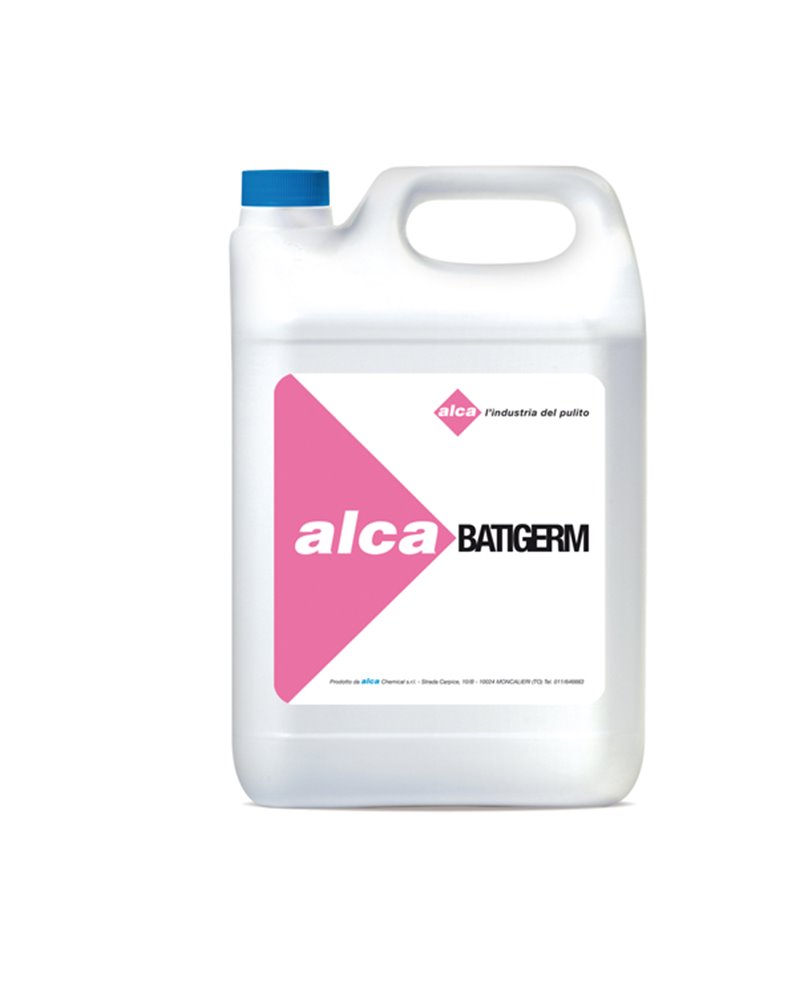 DETERGENTE DISINFETTANTE Batigerm Tanica 5Lt Alca DETERGENTE DISINFETTANTE Batigerm Tanica 5Lt Alca
