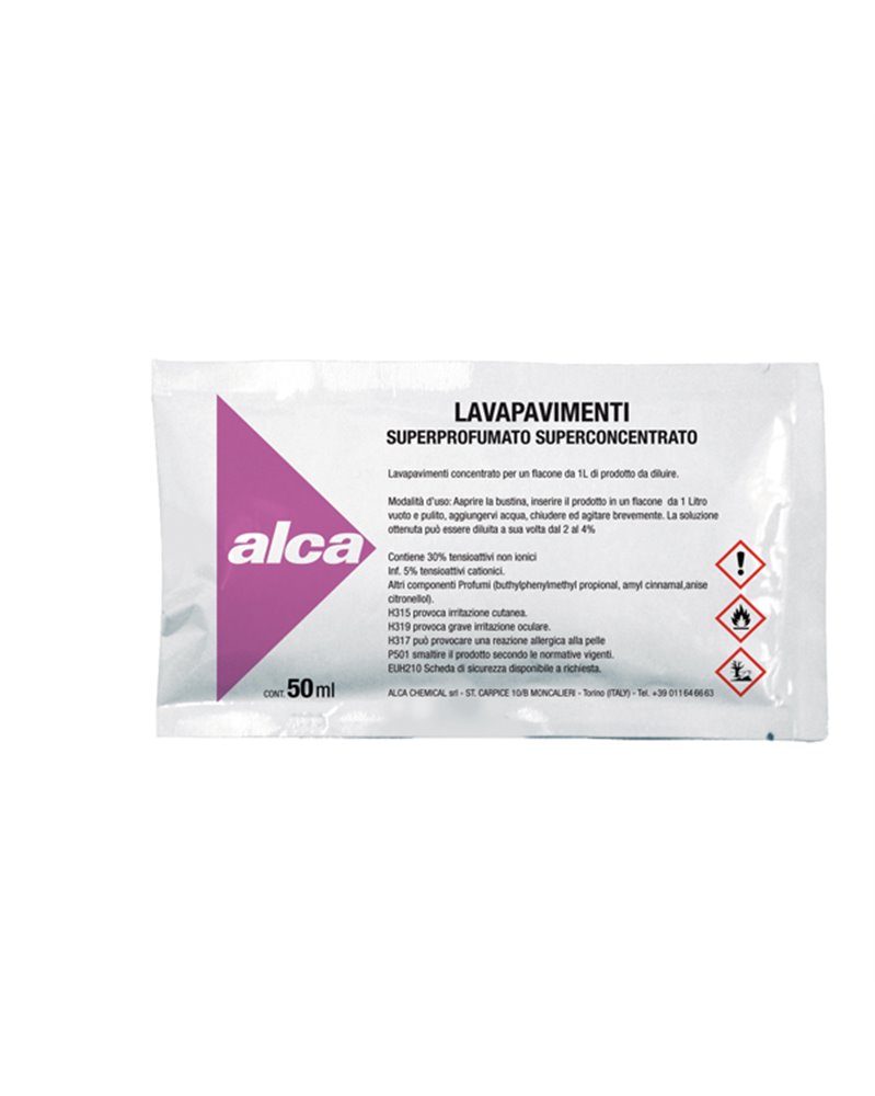 BUSTINA 50ML LAVAPAVIMENTI Linea Monodose Alca BUSTINA 50ML LAVAPAVIMENTI Linea Monodose Alca