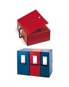 Scatola archivio Big 160 250x350mm rosso c/maniglia Sei Rota