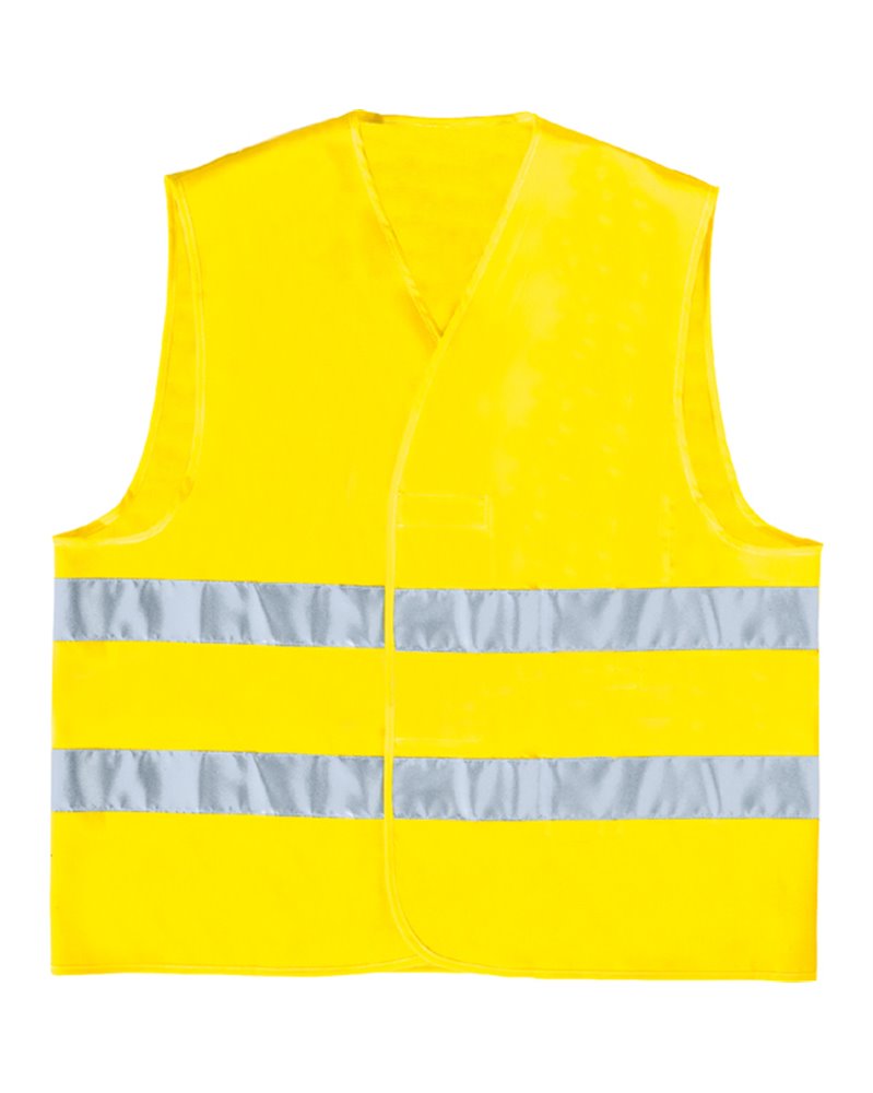 GILET ALTA VISIBILITA' GIALLO FLUO Tg. L