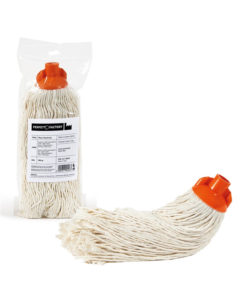 MOP in COTONE 280gr Bianco In Factory