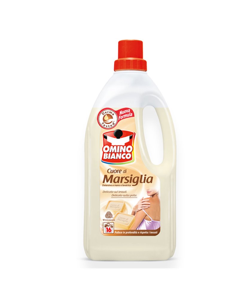 DETERSIVO LIQUIDO OMINO BIANCO MARSIGLIA 1LT A MANO E LAVATRICE