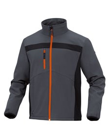 Giacca softshell Lulea 2 Tg. XL grigio/arancio