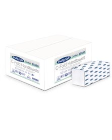 Pacco da 153 asciugamani piegati a C goffrato micro Comfort BulkySoft