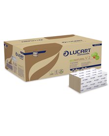 Pacco da 190 asciugamani piegati a V EcoNatural Lucart