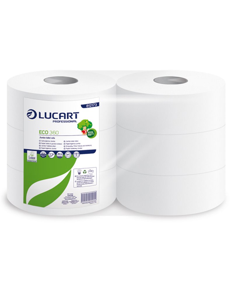 Carta igienica MAXI Jumbo Ã˜25,5cm - 360mt Eco Lucart