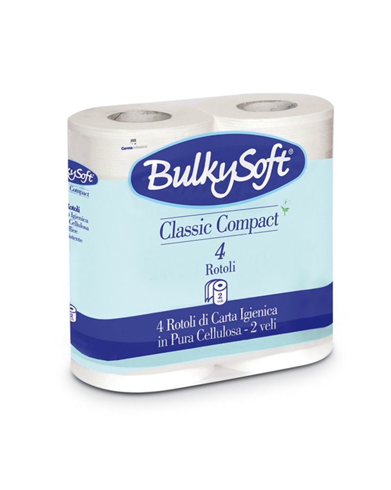 Pacco 4 rotoli Carta Igienica 500 strappi Classic BulkySoft