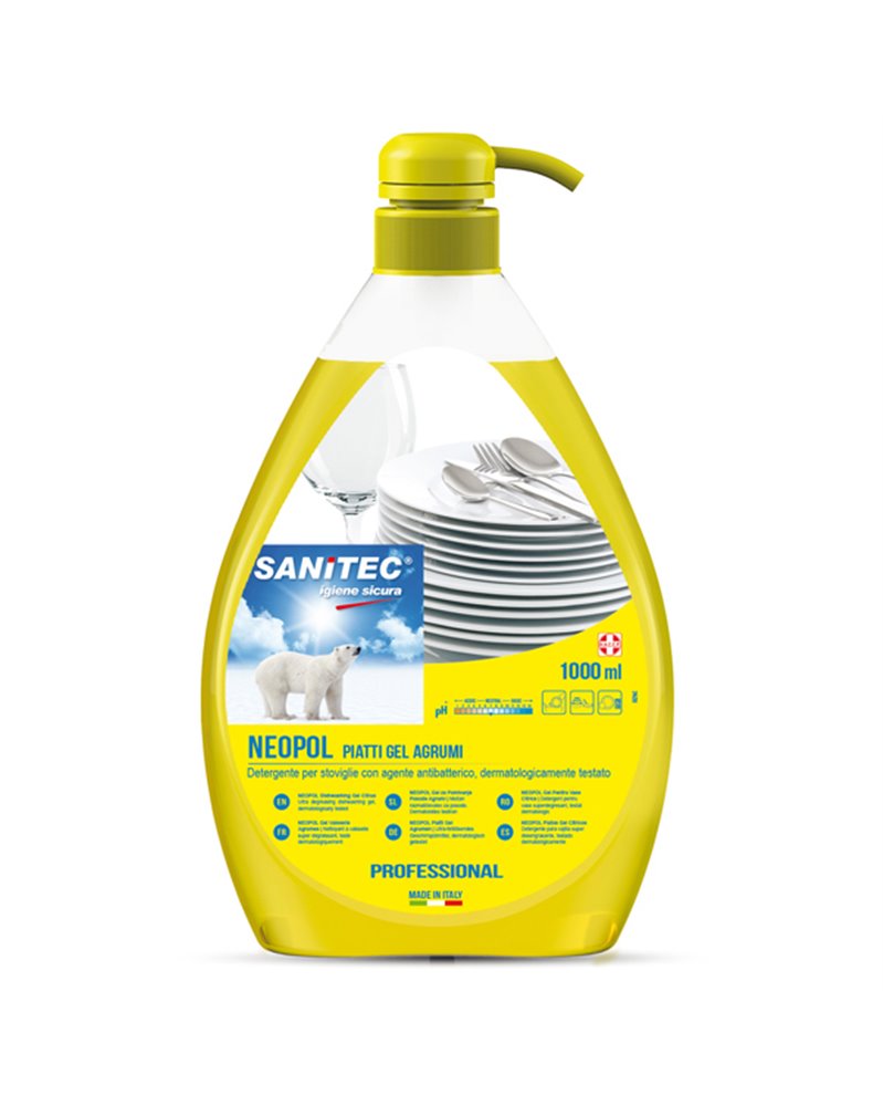 Detergente stoviglie Neopol Piatti Gel 1Lt Sanitec