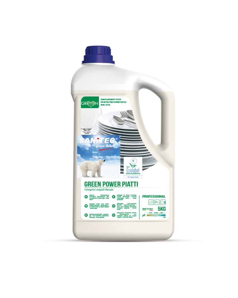 Detergente piatti tanica 5Lt Green Power Sanitec