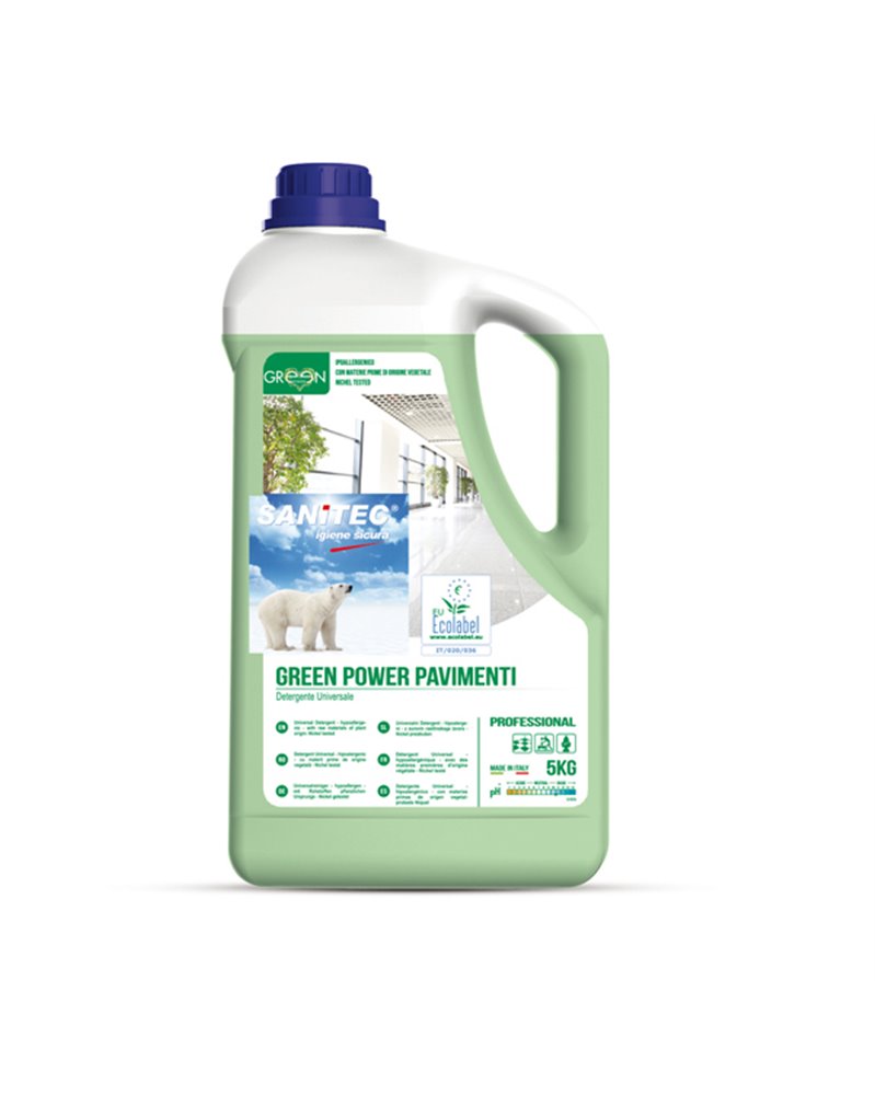 Detergente Pavimenti tanica 5Lt Green Power Sanitec