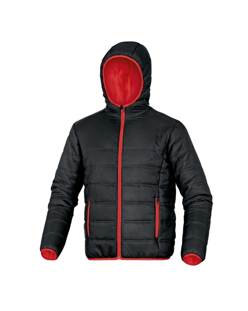 Piumino imbottito Doon Tg. XL nero/rosso