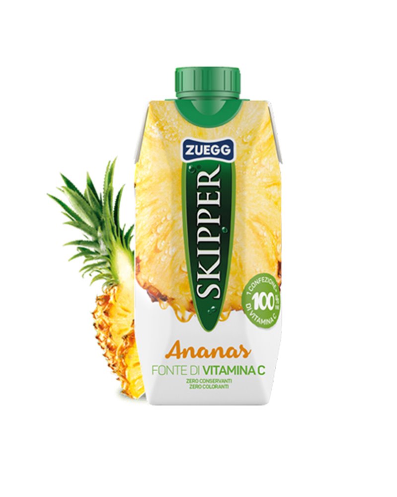 Succo Skipper gusto ANANAS BRICK 330ml Zuegg Succo Skipper gusto ANANAS BRICK 330ml Zuegg