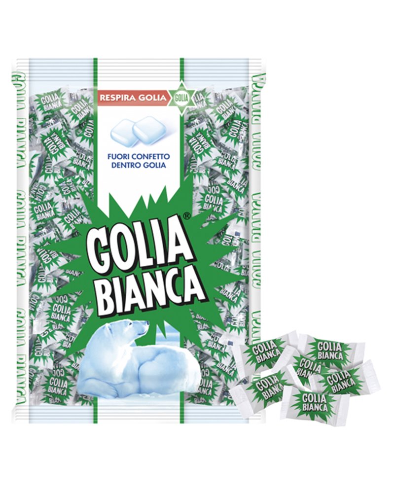 Caramelle Golia Bianca busta 1kg (400pz ca)