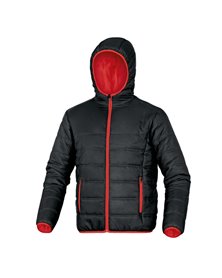 Piumino imbottito Doon Tg. XXL nero/rosso